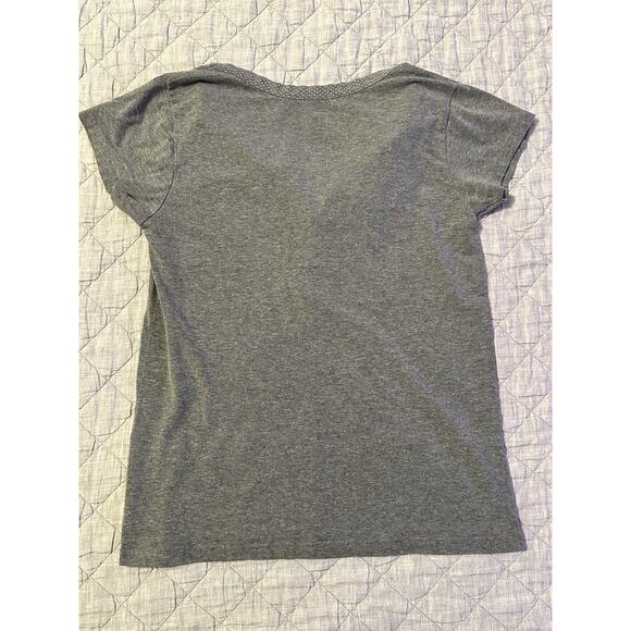 U.S. Polo Assn Womens Small Lounge Pajama Set Gray Henley Top Jogger Pants Soft - Picture 12 of 15